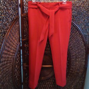 Gorgeous red lined pant, LOFT, size 8